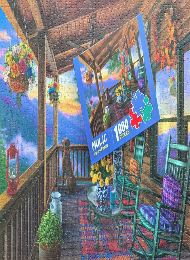 Mulic Puzzles for Adults 1000 Pieces - Chris Bigelow - Mountain View - Escape from The City - Image 3